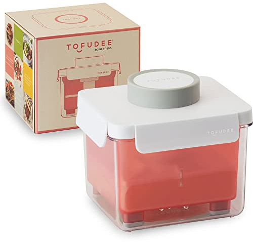 TOFUDEE Tofu-Presse | Sieb für Paneer, Käse und alle Tofusorten – weich, seidig, bio, extra fest | Verbessert das Kochen, spart Zeit und verfeinert deine Gerichte – spülmaschinenfest und BPA-frei