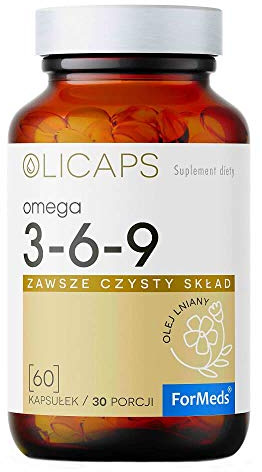 Omega 3 6 9 ALA LA 60 porzioni 60 capsule Olicaps ForMeds