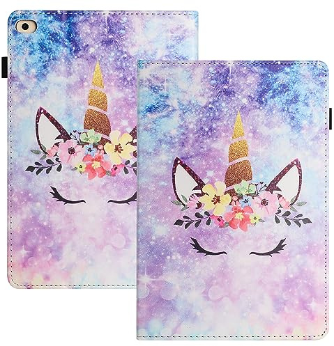 LSPCASA Cover Per iPad 9.7 PU+TPU Custodia Air 2 Sveglia/Sonno Automatico 5 6 Generazione Unicorno