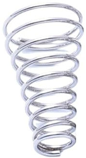 NORAZE 1/2/3/5/10 Stück Kleine konische Druckfeder Turm Kegel Druckfeder 304 Edelstahl Absorber Drahtdurchmesser 1mm(1x6.5-10x24-8mm,10pcs)