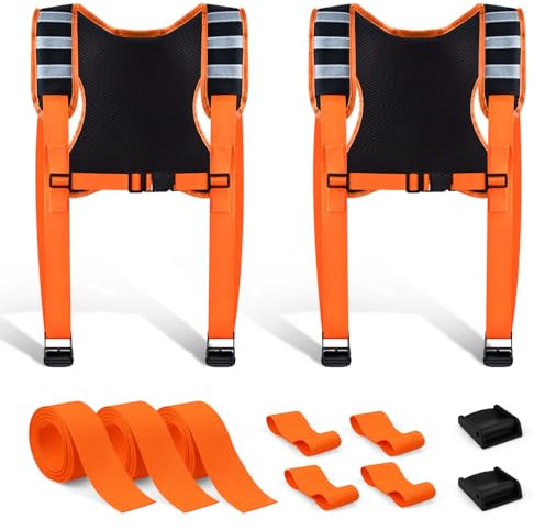 Hebe- und Handhabungssystem für 2 Personen, verbesserter Tragegurt, zum Anheben, von Haushaltsgeräten, schweren und sperrigen Gegenständen Mobile Belt