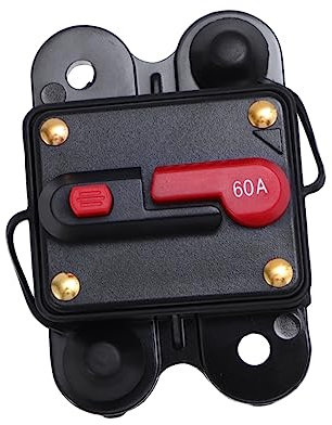 Mikinona Car Fuse Holder Power Protector Automatic Recovery Circuit Breaker Overload Protector High Production Process Safety Breaker for Car Audio