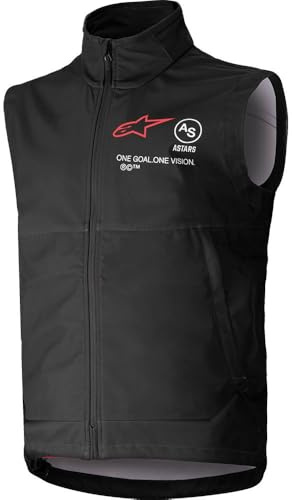 Alpinestars Techstar Softshell Gilet da motocross per ragazzi, nero, S