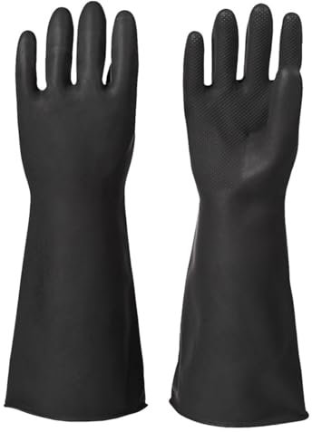 ERVDKXCOI Household Gloves Washing Waterproof Plastic Rubber Household Garden Kitchen Utensils Rubber Dishwashing Household Cleaning Gloves