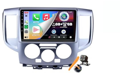 M6 pro2,YLOXFW Android 15.0 Coche Radio 2 DIN Estéreo para NV200 2011-2018 GPS Sat Navi 9''Cartablet Multimedia Vídeo Reproductor BT FM Receptor con Carplay 4G 5G WiFi DSP SWC