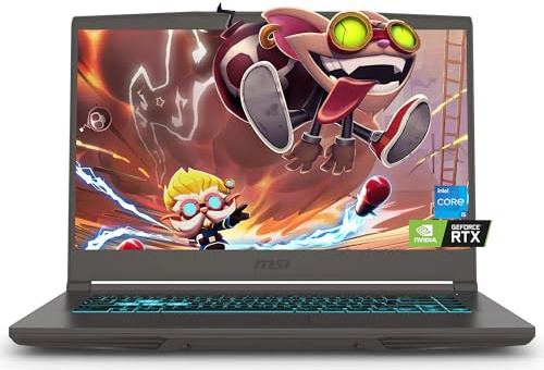 MSI Thin 15 Gaming Laptop, 15.6 FHD 144Hz Display, Intel Core i5-13420H, NVIDIA GeForce RTX 4060, 16GB RAM, 1TB PCIe SSD, Backlit Keyboard, Wi-Fi 6E, HDMI, Type-C, Win 11 Home, w/BWE Accessories