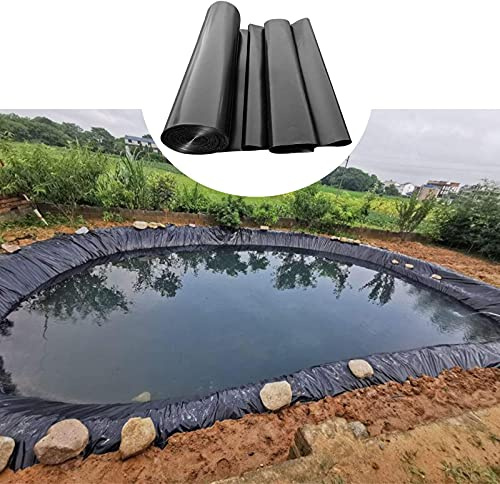 Strapazierfähige HDPE-Teichfolie für Garten, Pool, Bauernhof, 8 x 10 m, wasserdicht, langlebig, UV-beständig, 7,9 m x 10 m Größe