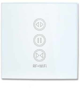 SJHFKDK Interruttore Tapparelle WiFi, Wi. Fi Smart Tenda Blinds Tatter a rulli Switch Voice Control Smart Home App Timer Interruttore Tapparelle Avvolgibile WiFi(Switch Only)