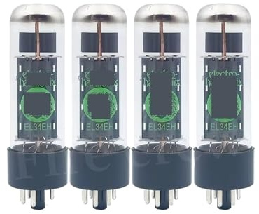 Kit amplificatore audio a valvole HIFI fai da te con valvola EL34, sostituisce 5881, 6CA7, 6L6, 6L6GC, 6P3P, KT66, 6P6P, 6V6GT, 6V6GC(4pcs Matched)