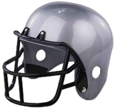Carnival Toys 6181 Casco da Rugby, Grigio, Taglia Unica