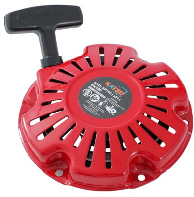 KATSU Seilzugstarter Starterkit passend für Stampfer mit Honda Motor GX100 Benzinmotoren Stromerzeuger (Rot) SP14013211