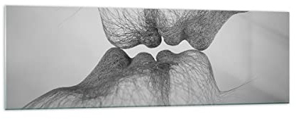 ARTTOR Quadri Moderni su Vetro 160x50 cm Stampe da Parete Persone - 4967