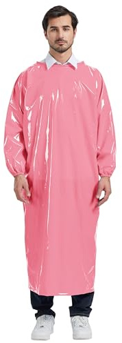 Nanxson Unisex wasserdicht Langarm Schürze TPU umweltfreundlich Küche Arbeitsschürze Fleischerschürze Metzgerschürze