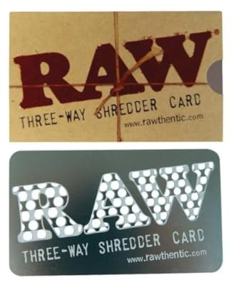 RAW Herb Grinder Grinder Card Shaped Smb Seeds