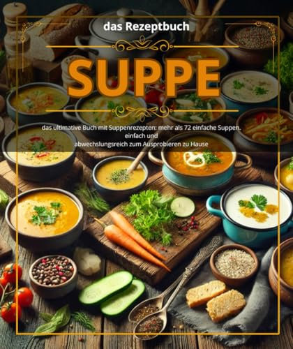 das Rezeptbuch Suppe das ultimative Buch mit Suppenrezepten: mehr als 72 einfache Suppen. einfach und abwechslungsreich zum Ausprobieren zu Hause