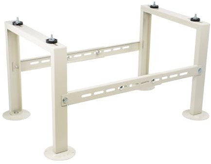 Yarssihha Mini Split Stand for 9000-60000 BTU Air Conditioner Condenser, Outdoor Adjustable Heat Pump Stand, Heavy Duty Ground Stand