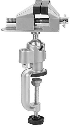 Tornillo de Banco, Tornillo de Mesa de Aleación de Aluminio, Resistente, Giratorio de 360 ​​grados, Herramienta de Abrazadera de Tornillo de Banco Portátil