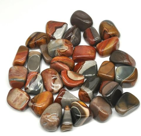 XINLIANYI Diaspro naturale burattato pietre minerali decorazione