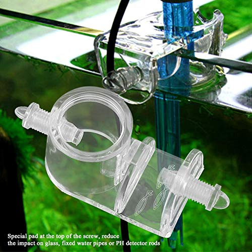 Acrylic Aquarium Hose Clamp/Holder Tube Holder Clamp for 22mm Dia Pipe Aquarium Hose Clamp/Holder Aquarium Pipe Clamp/Holder Aquarium Tube Clamp/Holder Aquarium Hose Clamp Aquarium Pipe Clamp