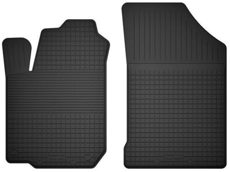 Wielganizator Gummimatten vorne passend für Toyota Aygo II (2014-) Schrägheck | 2-teiliges Set, nur vorn | bessere Passform als universelle Matten | Schwarz