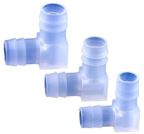 BCOMFY 5~200 stücke 4~20mm PP Winkelstücke Aquarium Aquarium Pagode Joint Luftpumpe Belüfter Armaturen Bewässerung Medizinische Schlauch Gelenke(12x12m,20 Pieces)