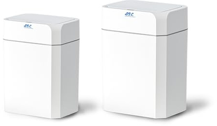 SIC Automatischer Mülleimer, (12+16 Liter), Badezimmer, Küche, intelligenter elektrischer Mülleimer, für Schlafzimmer, Badezimmer, Büro, Wohnzimmer, Küche (weiß 3)
