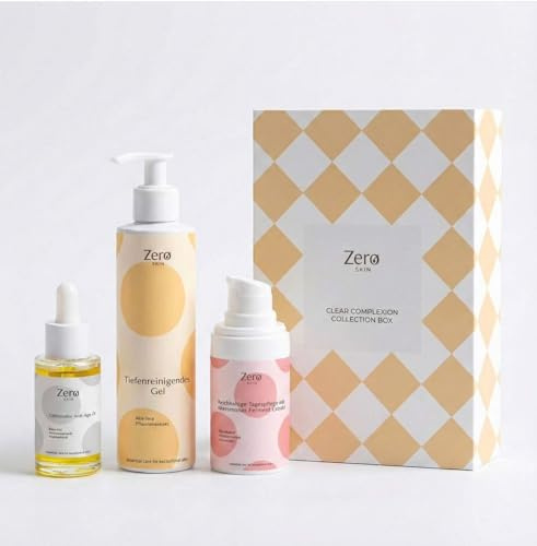 Zero Skin - Clear Complexion Collection Box - Gesichtspflege Set für Reine Haut - 245 ml