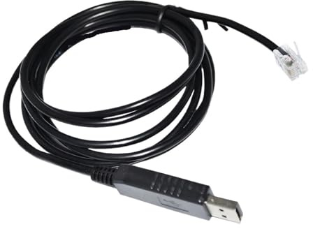 Treayes Industrial F&T>D*I FT232RL CHIP USB to RS485 RJ11 RJ12 Adapter Converter Serial Communication Cable for ABL EMH1 WALLBOX to PC(8M)