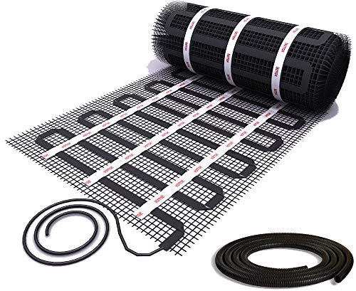 9m² 17/5 Black Heizmatte 150Watt/m² Heizungssystem | Flachheizung gegen Schimmel ohne Staubaufwirblung