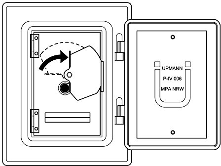 Kamintüre/Schornsteintüre 210 x 140 mm mit Rußschutztüre und 60 mm Schiebestutzen