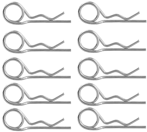 Federstecker doppelt 3mm Federvorstecker Federsplinte 10 Stück