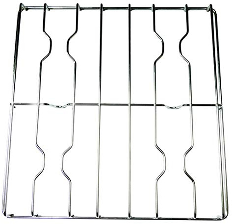 Franza per Smeg Griglia in filo cromato colore inox 4 fuochi 456 x 447 mm. per cucina piano cottura a gas - F5312