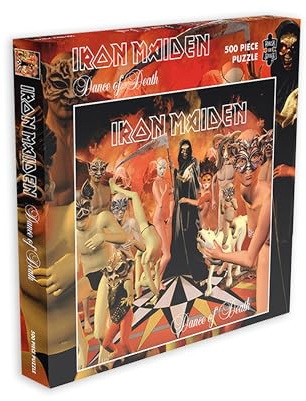 Iron Maiden Dance of Death (500 Piece Jigsaw Puzzle) - Officially Licensed Iron Maiden Merchandise & Collectibles - Glare Free - Precision Fit