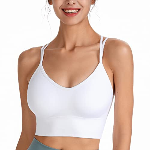 HANERDUN Soutiens-Gorge de Sport Femme Sportswear Haut Sport Brassiere sans Armature Maintien Fort