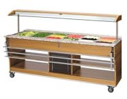 125527 CHARIOT BUFFET FROID 6X 1/1 GN