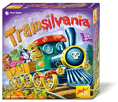 Zoch 601105170 - Kinderspiel Trainsilvania - monstermäßig Cooles Spiel ab 6 Jahre, Brettspiel für Kinder, 2-4 Spieler