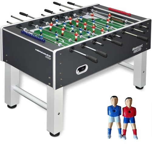 DEVESSPORT Futbolín Semi Profesional Hércules | Modelo de Alta Gama con Jugadores con Piernas Separadas de Metal para Bares y Salas de Juego