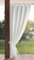 Eurofirany GARDEN Tenda de Esterni con Passanti - 1 Pezzo. Tende impermeabili per Terazze, Tenda per Gazebo Pergolata Patio Balcone, Protezione Solare e Privacy, 155x200 cm, Bianco