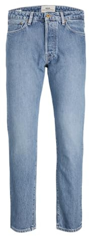 JACK & JONES Loose RDD Royal RI 311 Relaxed Fit Jeans Blue Denim, Blå denim, 28