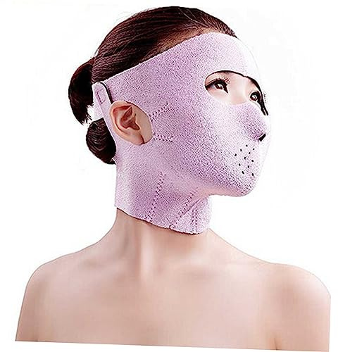 Beavorty Anti-falten-gesichtsgürtel Wrap Aus Strapazierfähigem Nylon Für Männer Und Frauen Zur Muskulatur-entspannung Und Wangen-lifting Im Schlaf Mit Verstellbaren Knöpfen