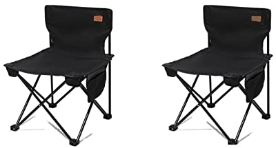 YIHANSS Abnehmbarer tragbarer Klapp-Campingstuhl für den Außenbereich, ultraleichter Klapphocker, Wander-Picknick-Campingstuhl