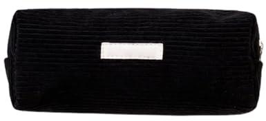 Federmäppchen Mädchen Teenager Etui Schule Schlamppermäppchen Studium Must Haves Mäppchen Aesthetic Federtasche Erwachsene Federpenal Federmappe Mäpchen für Schulsachen Pencil Case (Schwarz)