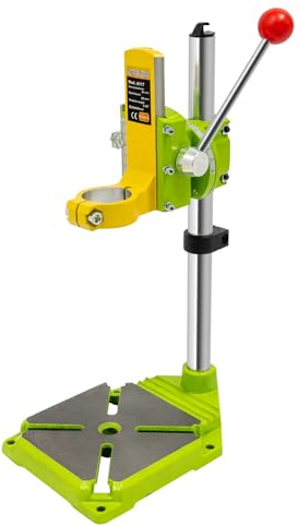 LENDISIY Bench Drill Press Stand, 90° Rotary Drill Press Stand Clamp Base Frame DIY Tool Stand for Electric Drills