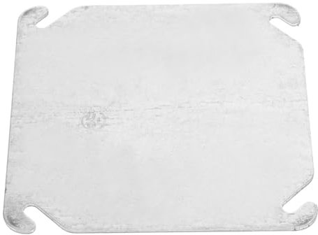 DOITOOL Cubierta De Enchufe Sorda De Zinc Para Pared Placa Cuadrada De Terminal Tapa De Caja Eléctrica Resistente Termoplástico Para Instalaciones Hogar y Oficina