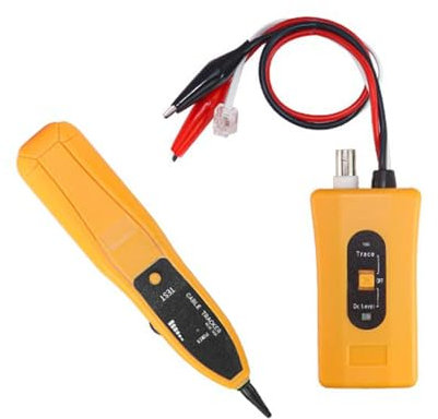 LIbgiubhy Tester per cavi Ethernet, multifunzione, per cavo coassiale Rj45 Rj11