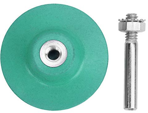 2 Inch Emery Rubber Bristle Polishing Brush Disc Abrasive Brush Polishing Grinding Wheel for Burr Removal, Fits Most of Electric Drills, Suitable for Metal Fine Finishing, (1)