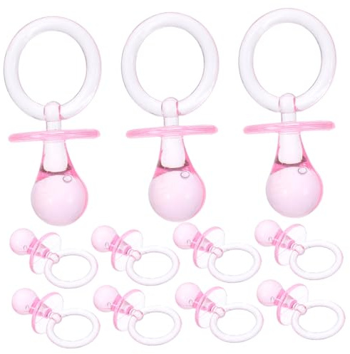 SOLUSTRE 12pezzi Ciucci Giocattolo Per Ragazza Ornamento Ciuccio Decorazione Ciuccio Forniture Fai Da Te Giocattoli Per Shower Riempi Sacchetti Regalo