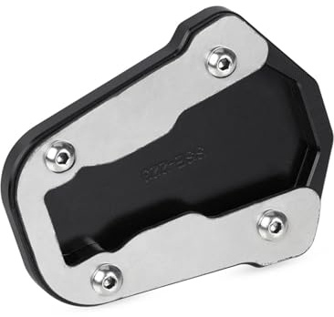 Motorrad Seitenständer Platte Für H-onda CRF 300 L CRF300 Rally 2021 2022 2023 2024 CRF300L Motorradzubehör Seitenständerverlängerung Vergrößerer Kickstand Pad(Black,No Logo)