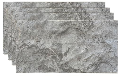 Deconil EPS 3D Wandpaneel Steinoptik – 50x120 cm – Leicht, DIY Montage, Wärme- & Schalldämmung – Innen Wandverkleidung für Wohnzimmer, Schlafzimmer & Gewerbe (PNL-211, 4 Stück)