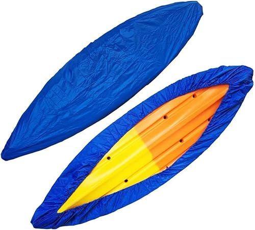 Telo Copri Barca, Tenda da Esterno, Copertura per Kayak, Canoa, Barca, Resistente al Sole, Antipolvere, Telo Copri Barca da 2 m a 6,5 m per Barche a Remi (da 3,6 a 4 m)